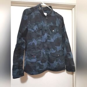 Abercrombie & Fitch Blue Camo Jacket